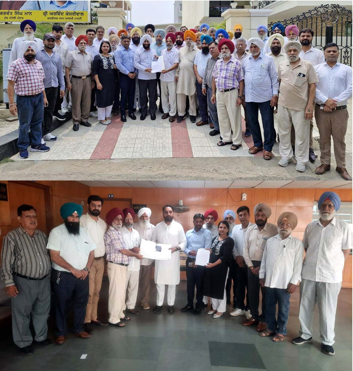 Residents gave a memorandum of demands to MLA Kulwant Singh to remove the garbage processing plant located near the railway line.